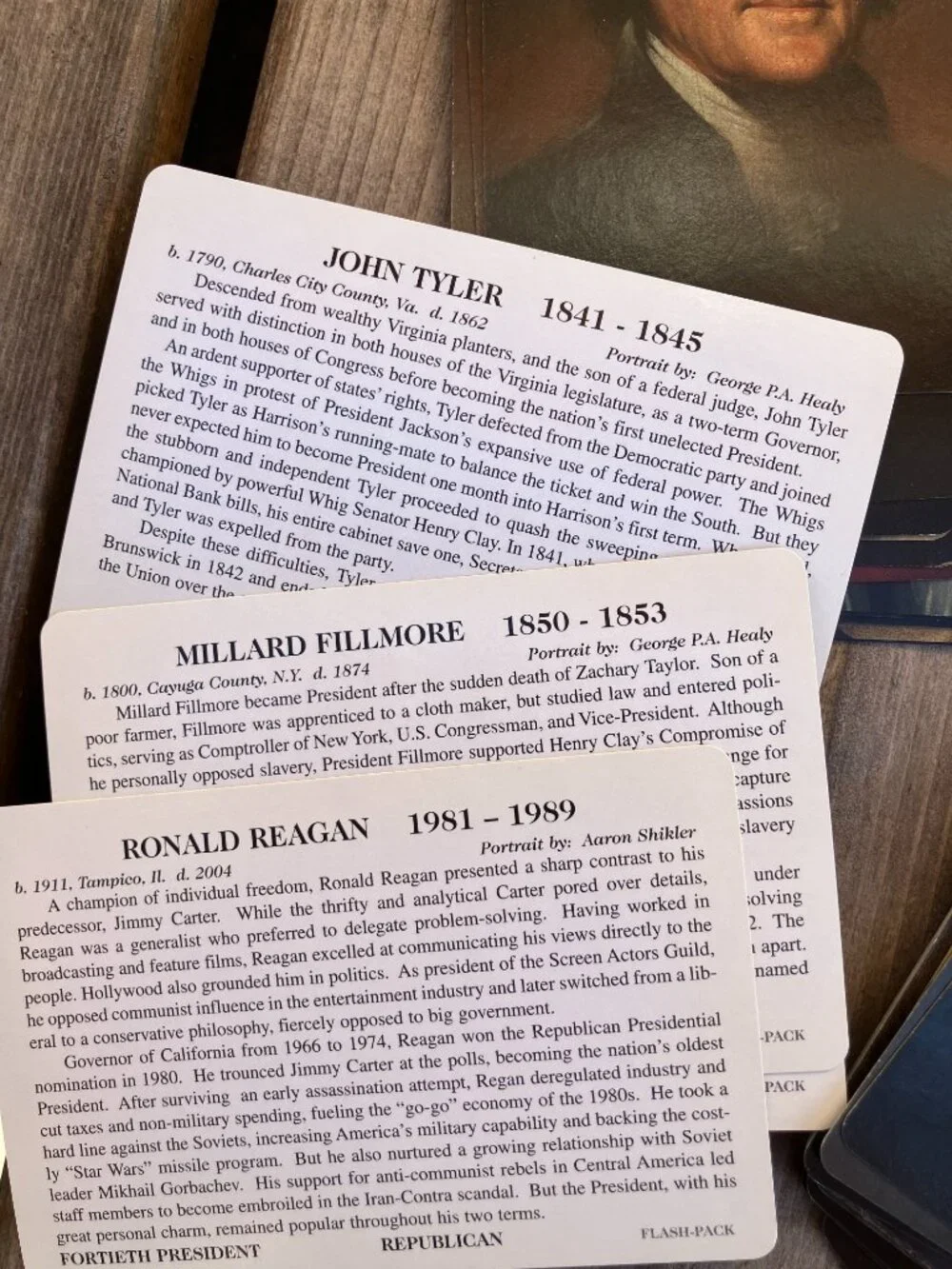 📚 Vintage Knowledge Cards Lot History Presidents Animal Tracks